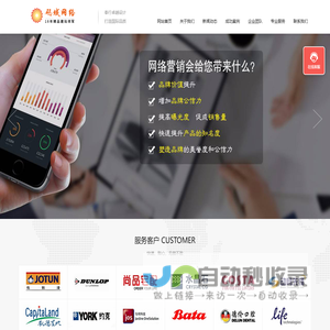 码域网络-网站建设网络设计营销类网站模板